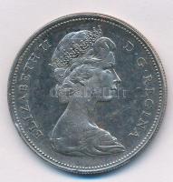 Kanada 1966. 1$ Ag "II. Erzsébet" T:2 patina Canada 1966. 1 Dollar Ag "Elizabeth II" C:XF patina Krause KM#64.1
