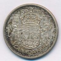 Kanada 1958. 50c Ag "II. Erzsébet" T:2 patina Canada 1958. 50 Cents Ag "Elizabeth II&...