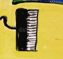 WA ' 99 jelzéssel: A lebegés szépsége. Olaj, karton. 50x70 cm