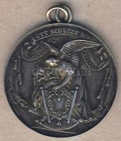 Ausztria 1880-as 90-es évek keresztelő érem Ag 24,5g szign.L.Zimpel T:3 ph