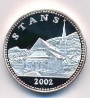 Svájc 2002. Stans jelzett Ag emlékérem (31,41g/0.999/32mm) T:PP Switzerland 2002. Stans hallmarked Ag commemorative medallion (31,41g/0.999/32mm) C:PP
