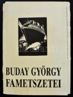 Buday György fametszetei. 40 darabos komplett mappa kissé szakadozott borítóval