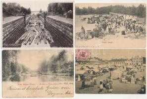 25 db RÉGI finn város képeslap jó minőségben / 25 pre-1945 Finnish town-view postcards in good quality