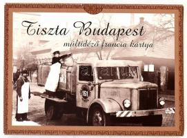 Tiszta Budapest FKF múltidéző francia kártya pakli eredeti csomagolásban