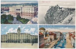 Trieste, Trieszt; 14 db régi képeslap / 14 pre-1945 postcards