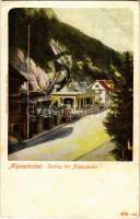 Alpnach, Station der Pilatusbahn / Alpnachstad railway station, rack railway. Walter Marty & Co. (EK)