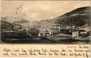 1903 Leoben (Steiermark), Donawitz / general view, factory, industrial railway. Fotogr. Verl. Carl Krall (EK)
