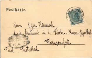 1903 Leoben (Steiermark), Donawitz / general view, factory,  industrial railway. Fotogr. Verl. Carl ...