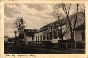 1937 Gáva (Gávavencsellő), Református templom és iskola
