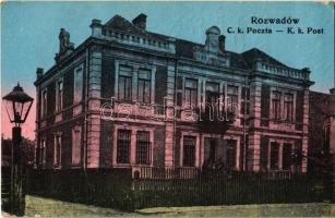 1916 Rozwadów, Rozvedov (Stalowa Wola); C. k. Poczta / K.k. Post / K.u.K. post office (EK)