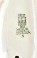 Zsolnay porcelán madárpár, kézzel festett, jelzett (Sinkó: Sinkó András (1901-1976)),hibátlan ,15×7 ...