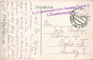 1914 Kutná Horá, Velechrám sv. Panny Barbory, Kasárna a Hrádek / church, military barracks, castle +...