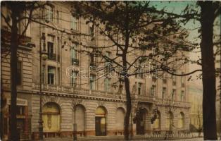 1908 Berlin, Hotel Adlon, street view, shop (EK)