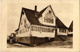 1949 Hochdorf, Gasthaus und Bäckerei zum Lamm von Oskar Sperber / hotel, inn, bakery (EB)