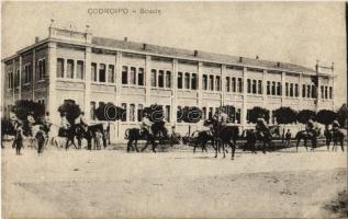 Codroipo, Scuole / school, cavalrymen (EK)