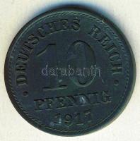Német Birodalom/Császárság 1917 10Pf Zn T:1/2+
