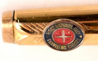 Parker 'First National City Travelers Checks' toll, apró horpadással, h: 13 cm