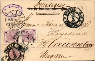 1900 Kraków, Krakau; Teatr miejski / Theater / theatre (EK)