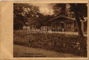 1921 Marosújvár, Ocna Muresului, Ocna Mures; fürdőpark és cukrászda / spa park and confectionery