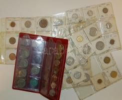 238db világpénz 3 újszerű berakóban és berakólapokon, benne jobbakkal, nominál és tengerentúl T:vegy...