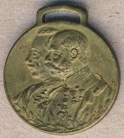 1914. "I.Ferenc József-II.Vilmos" kis Br emlékérem T:2