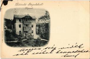 1899 (Vorläufer) Stájerlak, Steierdorf, Kirscha; Erzsébet nyaraló / villa