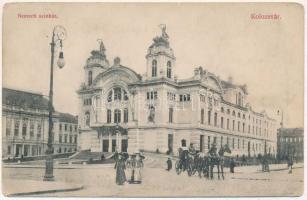Kolozsvár, Cluj; Nemzeti színház / theatre (ázott / wet damage)