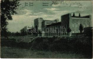1905 Brod, Bosanski Brod; Kolodvor / Bahnhof / railway station. Gregor Potusek (EK)