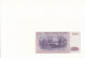 Chile 1983. 100P felbélyegzett borítékban, bélyegzéssel T:I Chile 1983. 100 Pesos in envelope with s...