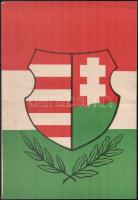 1956 Kossuth címeres plakát, hajtogatva, 40x27,5cm