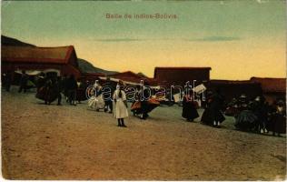 Bolivia, Baile de indios / Indian dance, folklore (EB)
