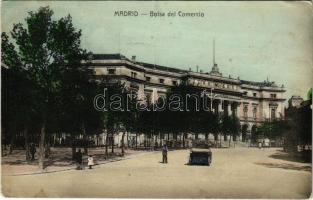 1915 Madrid, Bolsa del Comercio / stock exchange, automobile (Rb)