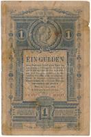 1882. 1Ft / 1G T:III- fo. Hungary 1882. 1 Forint / 1 Gulden C:VG spotted G125