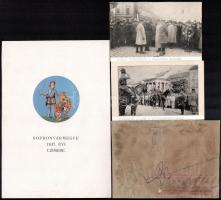 cca 1920-1921-1928 Sopronnal és a soproni népszavazással (1921. dec. 14. -16.) kapcsolatos gyűjtemén...