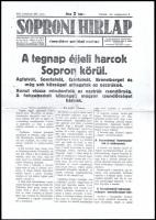 cca 1920-1921-1928 Sopronnal és a soproni népszavazással (1921. dec. 14. -16.) kapcsolatos gyűjtemén...