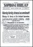 cca 1920-1921-1928 Sopronnal és a soproni népszavazással (1921. dec. 14. -16.) kapcsolatos gyűjtemén...