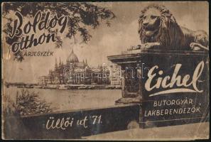 1941 Boldog otthon árjegyzék, Eichel bútorgyár lakberendezők