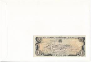 Dominikai Köztársaság 1988. 1P felbélyegzett borítékban, bélyegzéssel T:I 
Dominican Republic 1988....