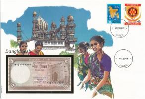 Bangladesh 1981. 5T felbélyegzett borítékban, bélyegzéssel T:I  Bangladesh 1981. 5 Taka in envelope with stamp and cancellation C:UNC
