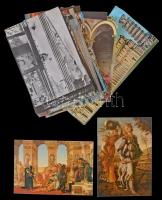 124 db MODERN külföldi város képeslap, főleg olasz / 124 modern European town-view postcards, mostly Italian