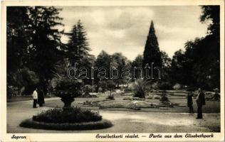 1936 Sopron, Erzsébet kerti részlet