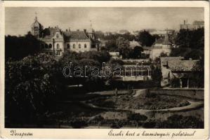 1930 Veszprém, Érseki kert a kormányzói palotával (EK)
