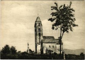 1940 Egregy (Hévíz), az egregyi templom Hévíz közelében, műemlék, épült 1090-ben (EK)