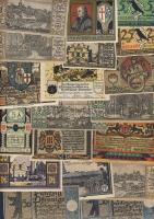 Német Birodalom/Weimari Köztársaság 1920-as évek eleje 100db szükségpénz, kevés duplával T:I (95%),I...