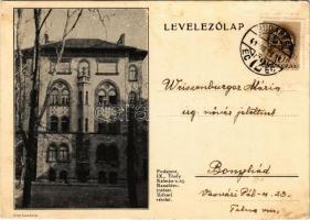 1941 Budapest IX. Ranolder intézet, udvar. Thaly Kálmán utca 23. (felületi sérülés / surface damage)