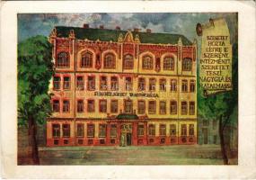 Budapest VIII. Ferenc József tanítók háza, Szentkirályi utca 47.  s: Wágner Géza (Rb)