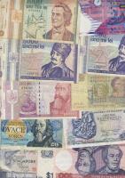 68db bankjegy, vegyes világ, régi és új, magyarral T:vegyes