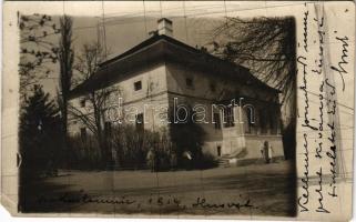 1914 Kakaslomnic, Nagy-Lomnicz, Grosslomnitz, Velká Lomnica; kastély / castle. photo (b)