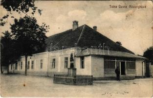 1921 Ozora, Tolna-Ozora; Községháza. Molnár Mihály kiadása (EK)
