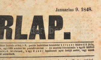 1848 Pesti Hírlap január 9. száma